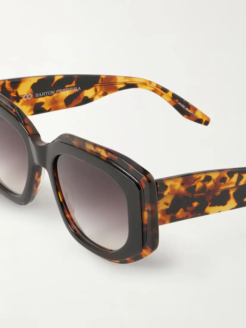 BARTON PERREIRA Crescendo Square-frame Tortoiseshell Acetate Sunglasses | Thumbnail 4 BARTON PERREIRA Crescendo Square-frame Tortoiseshell Acetate Sunglasses | Thumbnail 4
