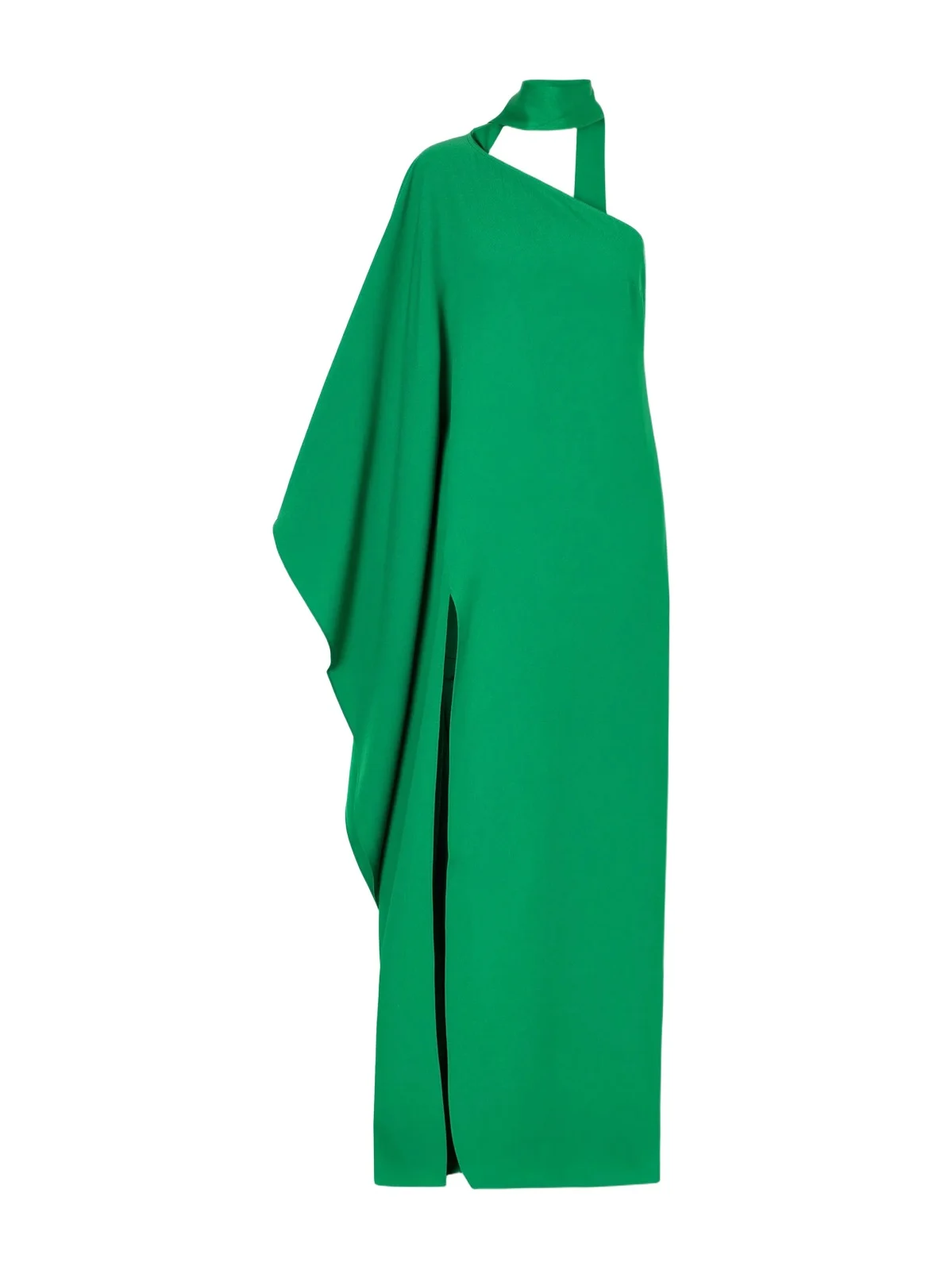 Paloma One-shoulder Scarf-detailed Crepe-cady Gown