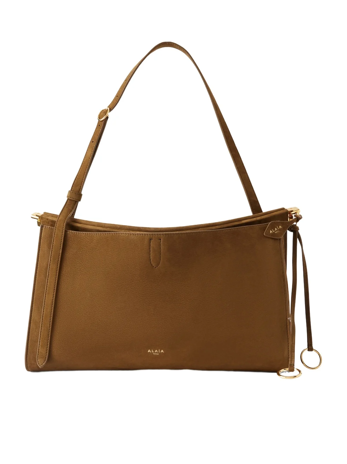 Le Click Nubuck Leather Shoulder Bag