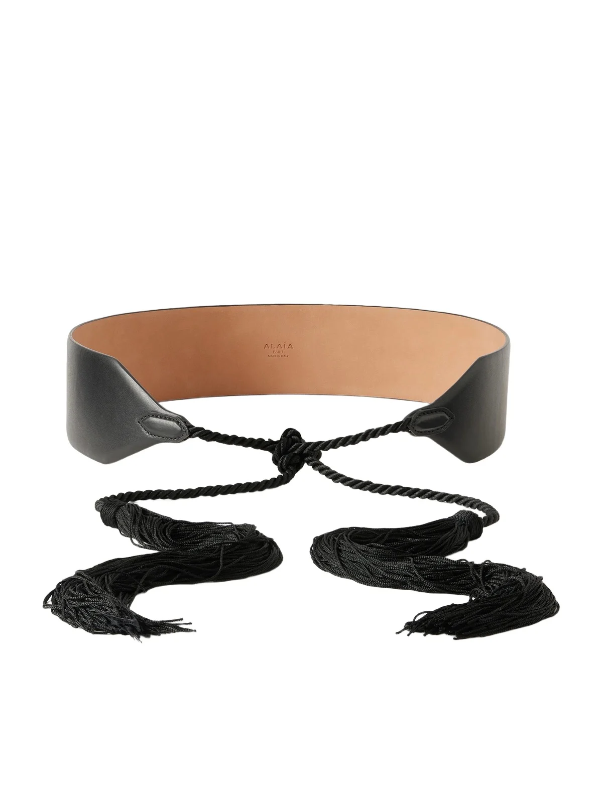 Tasseled Leather Belt