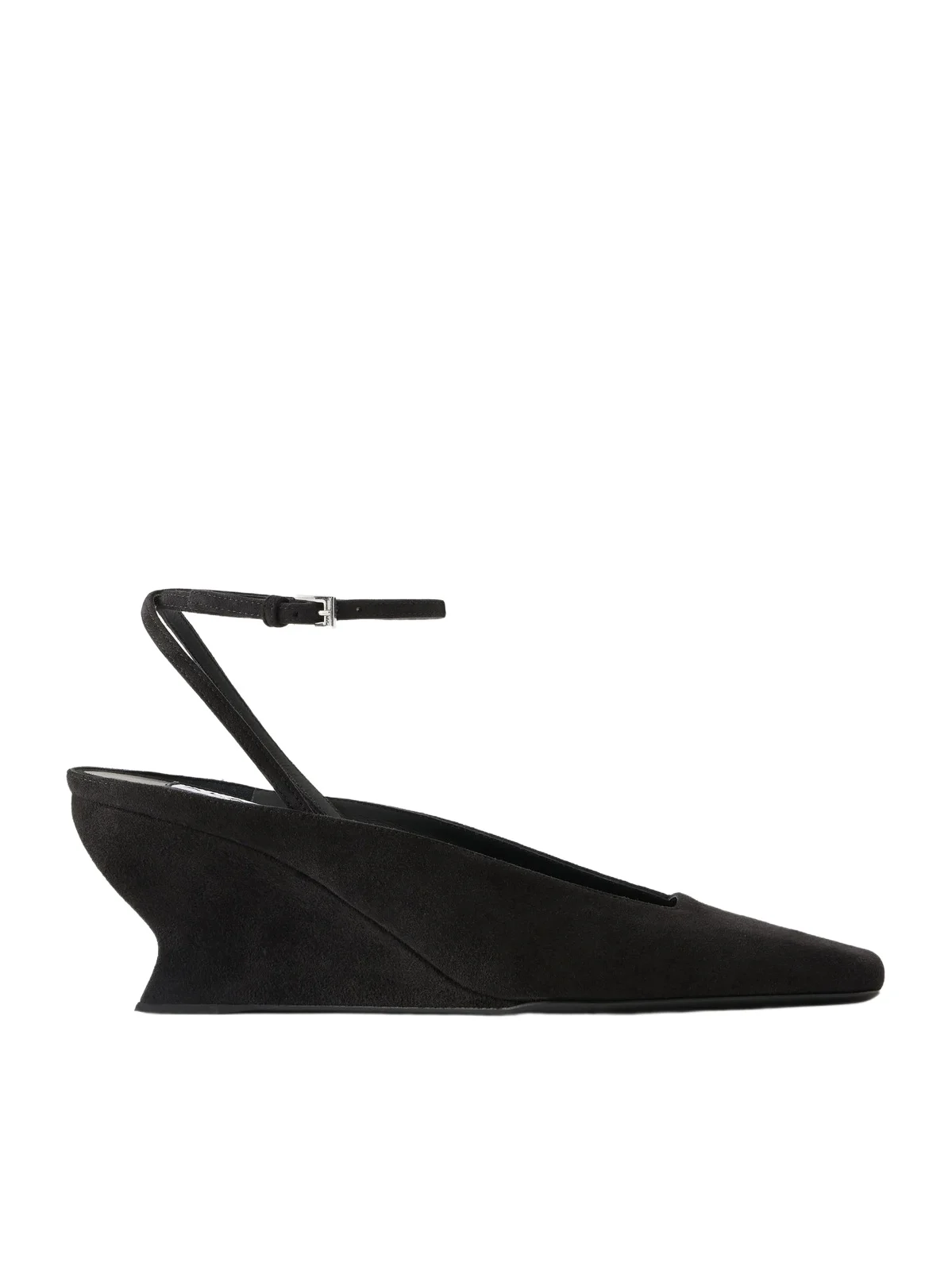 ALAÏA 60 Suede Wedge Pumps