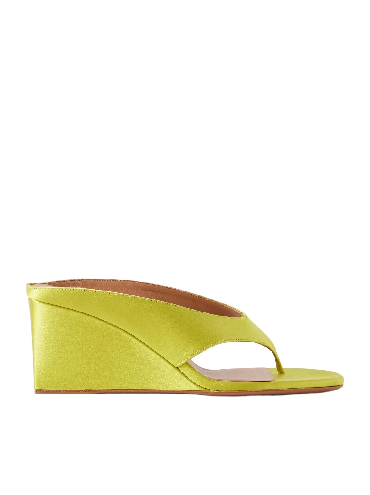 Tong 75 Satin Wedge Sandals