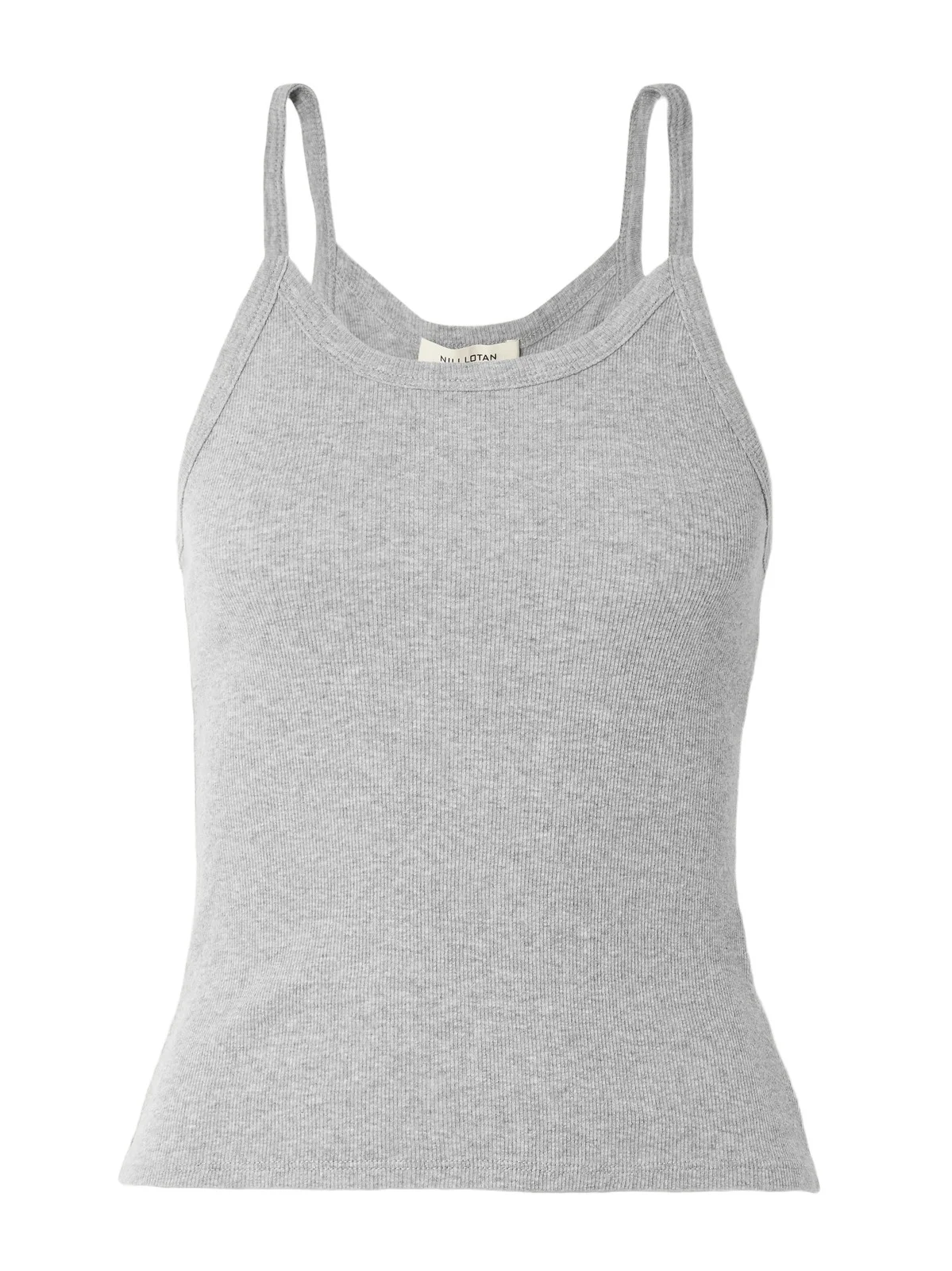 Nili Lotan Loretta Ribbed Cotton-jersey Tank