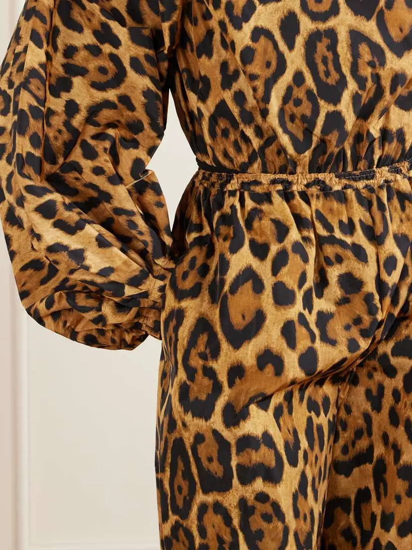Alaïa Leopard-print Shell Balloon Pants | Thumbnail 4