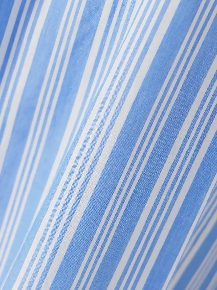 DÔEN Lavona Striped Organic Cotton Straight-leg Pants | Thumbnail 4