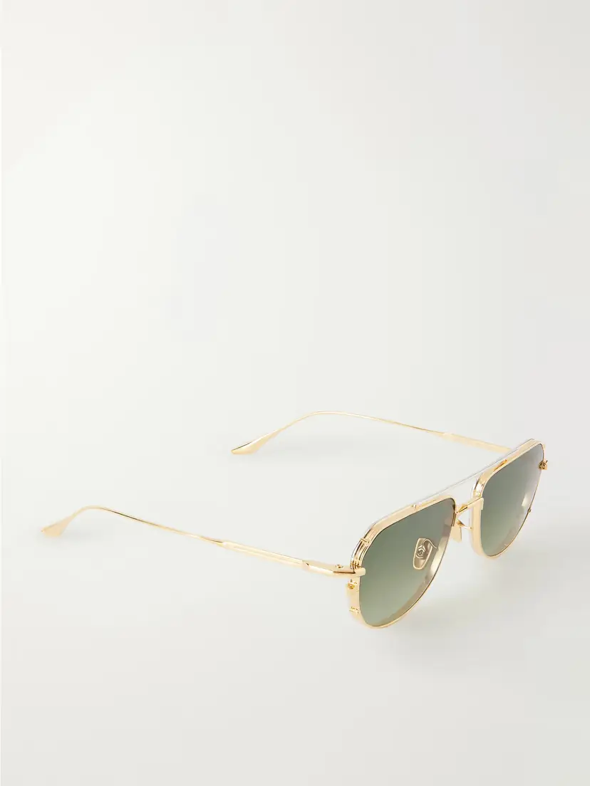 Jacques Marie Mage Cendrars Aviator-style Titanium Sunglasses | Thumbnail 3