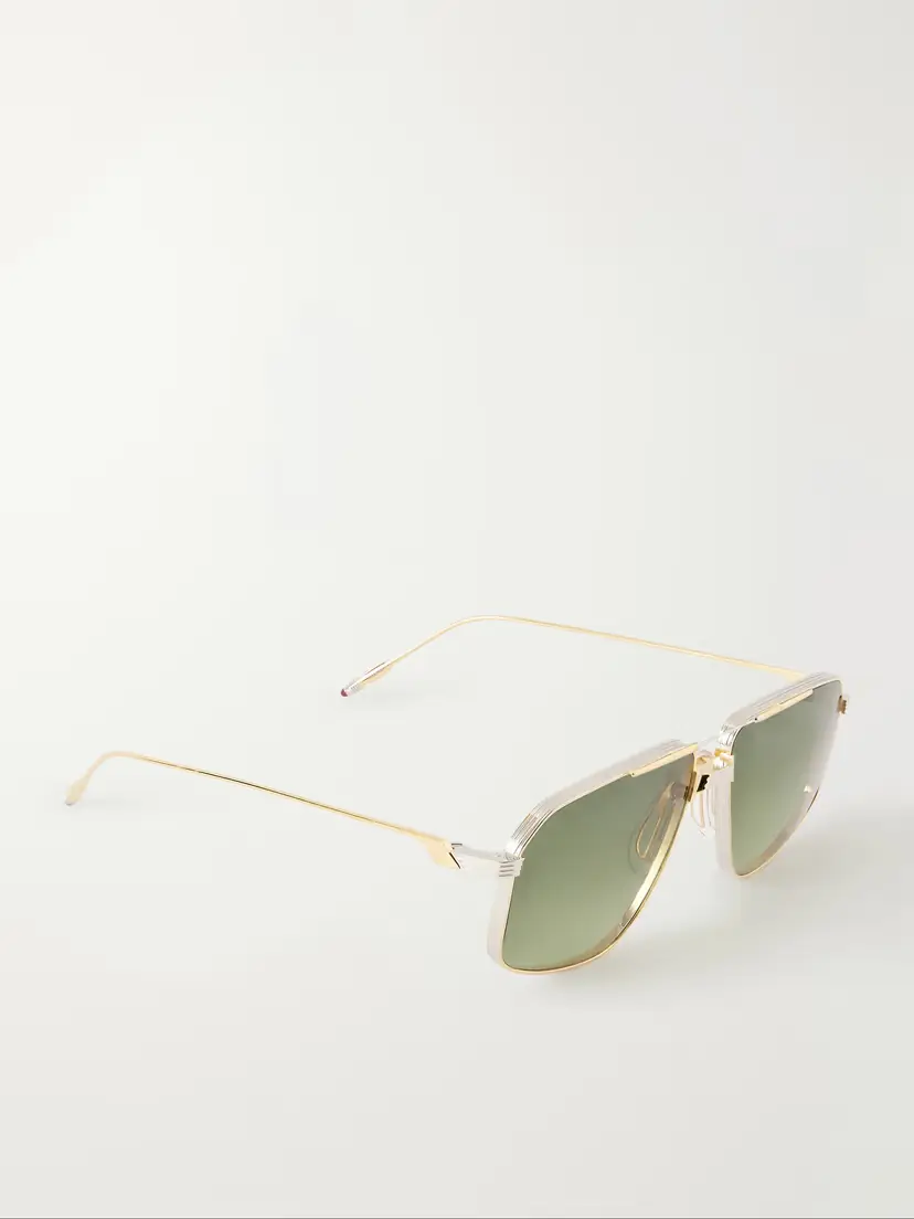 Jacques Marie Mage Jagger Aviator-style Gold-tone Sunglasses | Thumbnail 3 Jacques Marie Mage Jagger Aviator-style Gold-tone Sunglasses | Thumbnail 3
