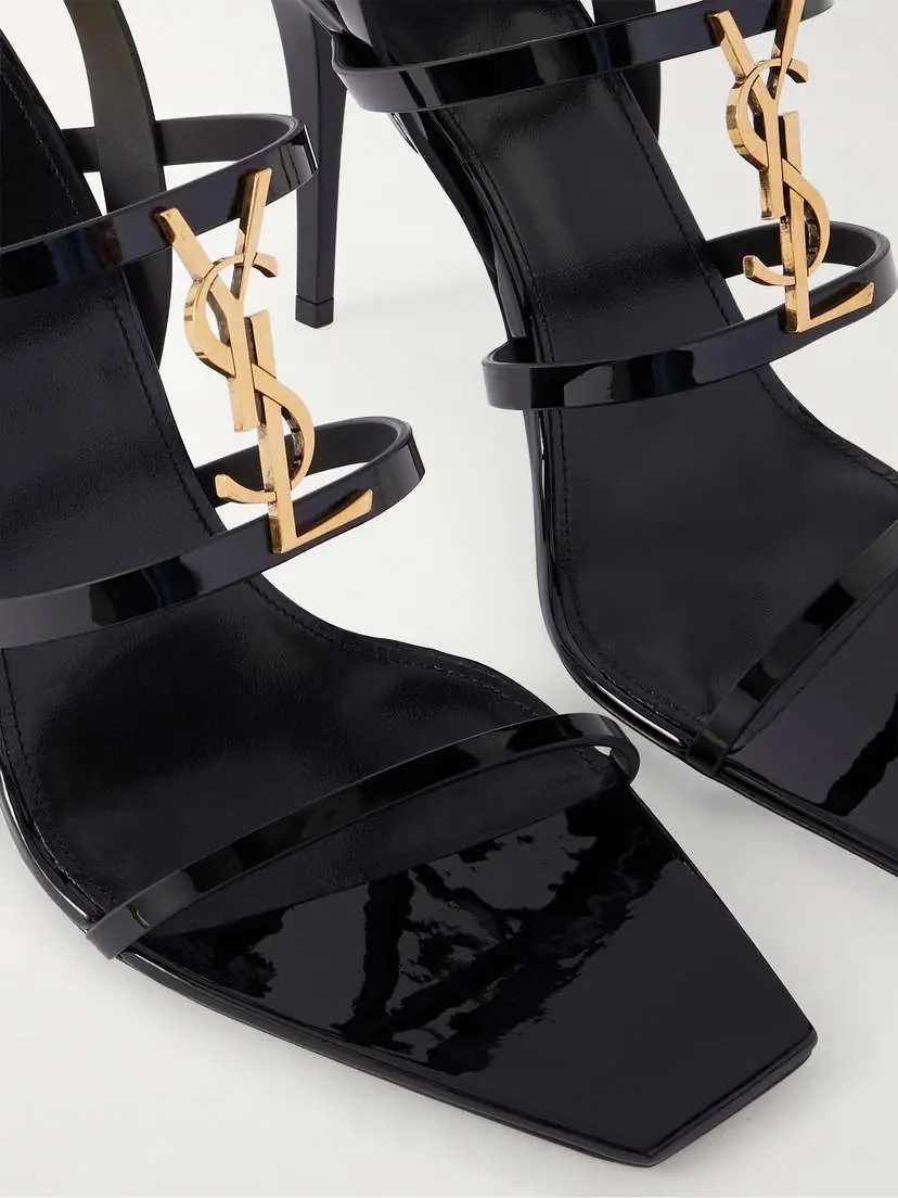 Saint Laurent Cassandra Embellished Patent-leather Pumps | Thumbnail 5
