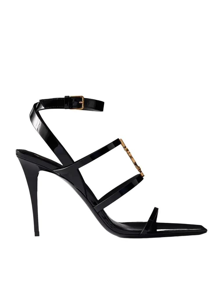 Saint Laurent Cassandra Embellished Patent-leather Pumps | Image 1 Saint Laurent Cassandra Embellished Patent-leather Pumps | Image 1