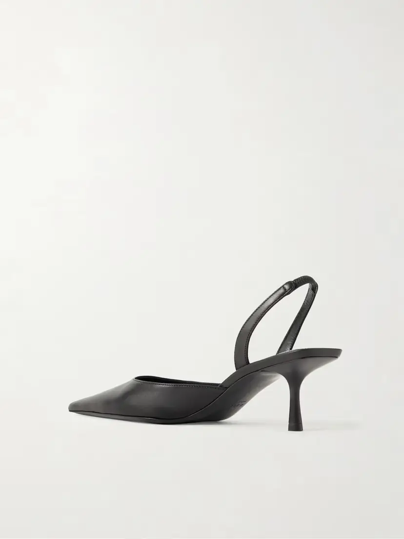 Saint Laurent Misty Leather Slingback Pumps | Thumbnail 3 Saint Laurent Misty Leather Slingback Pumps | Thumbnail 3