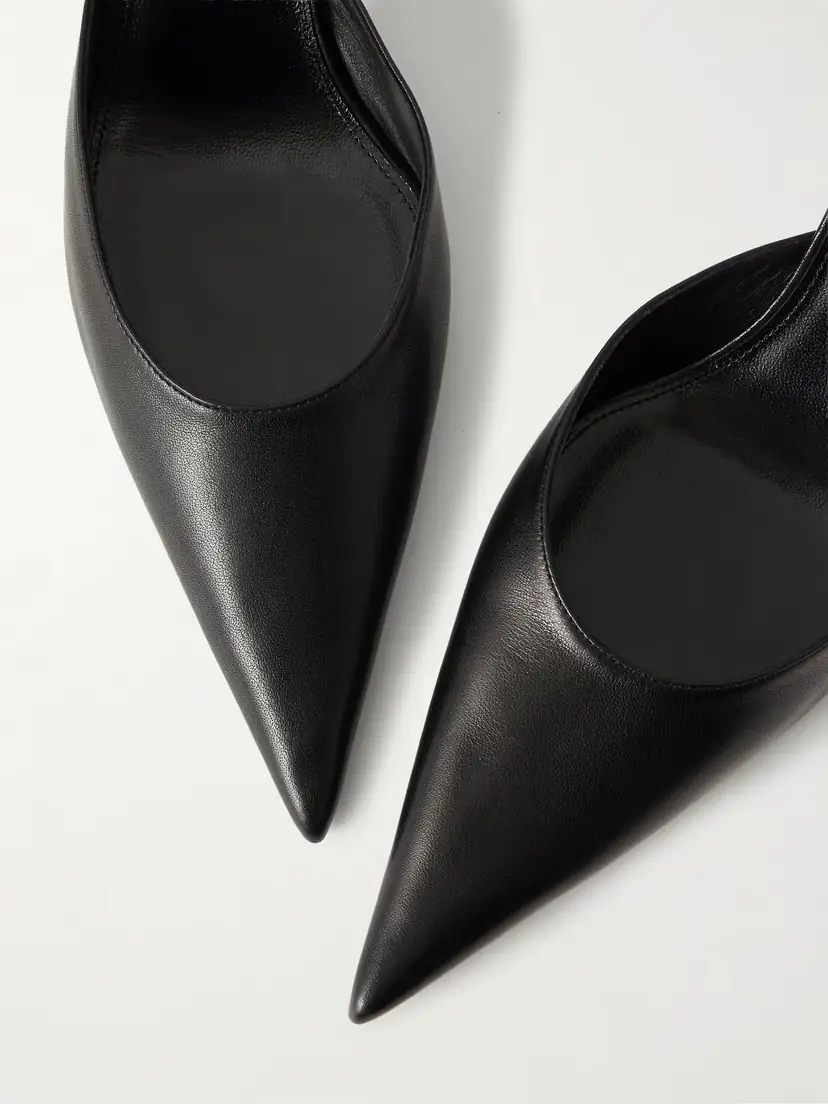 Saint Laurent Misty Leather Slingback Pumps | Thumbnail 5 Saint Laurent Misty Leather Slingback Pumps | Thumbnail 5