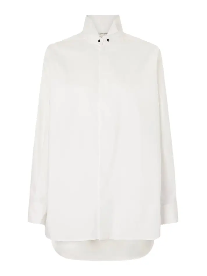 Phoebe Philo High-neck tuxedo shirt