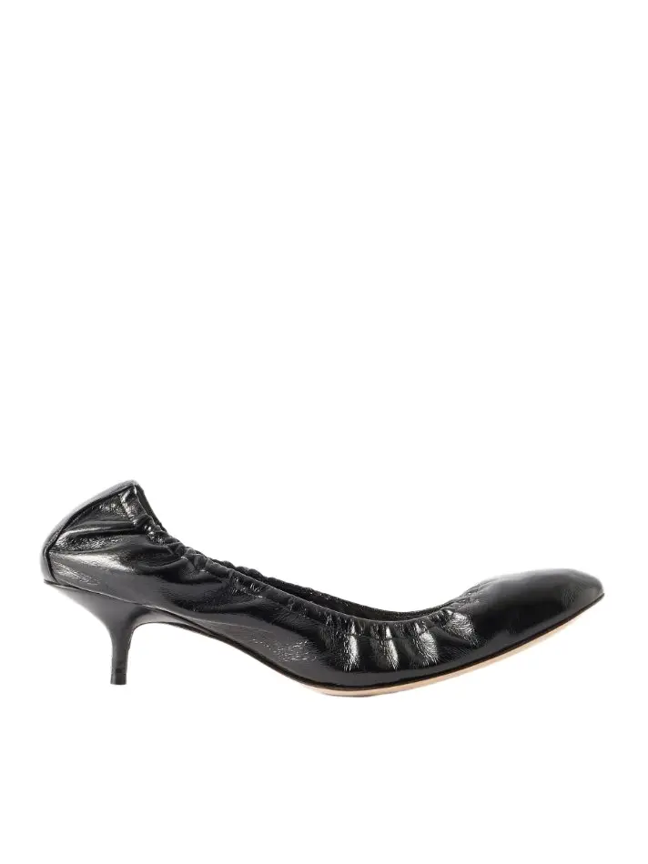 Phoebe Philo Low Pucker pumps in leather