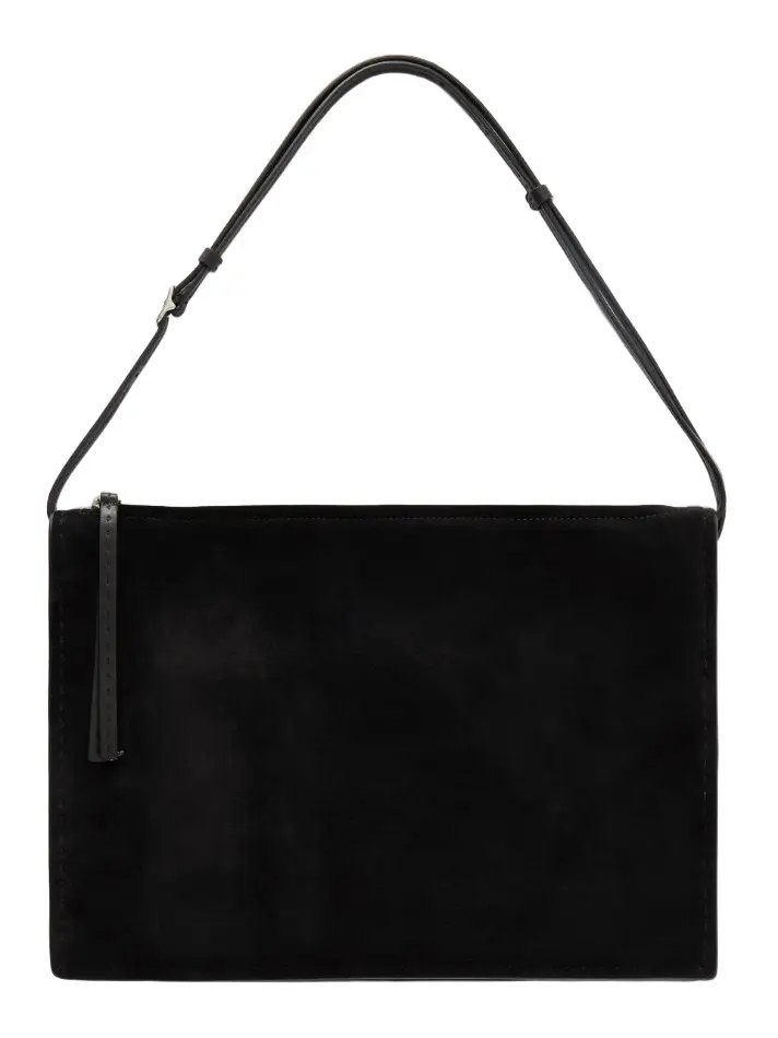 Phoebe Philo Glove Pochette leather-trimmed suede shoulder bag