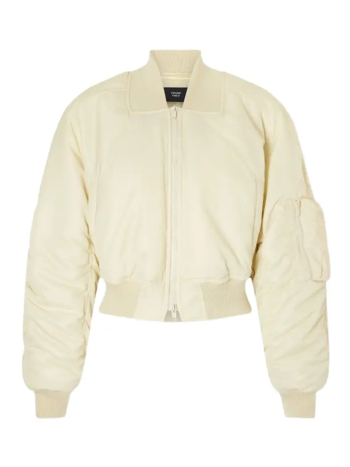 Cropped bomber jacket Cropped bomber jacket