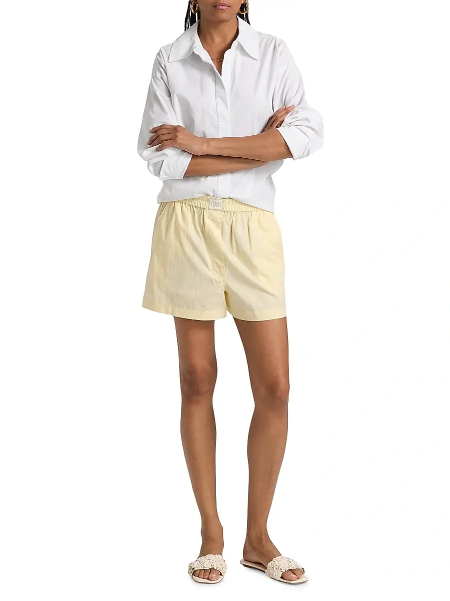 Simkhai Women's Sarah Cotton Shorts | Thumbnail 2