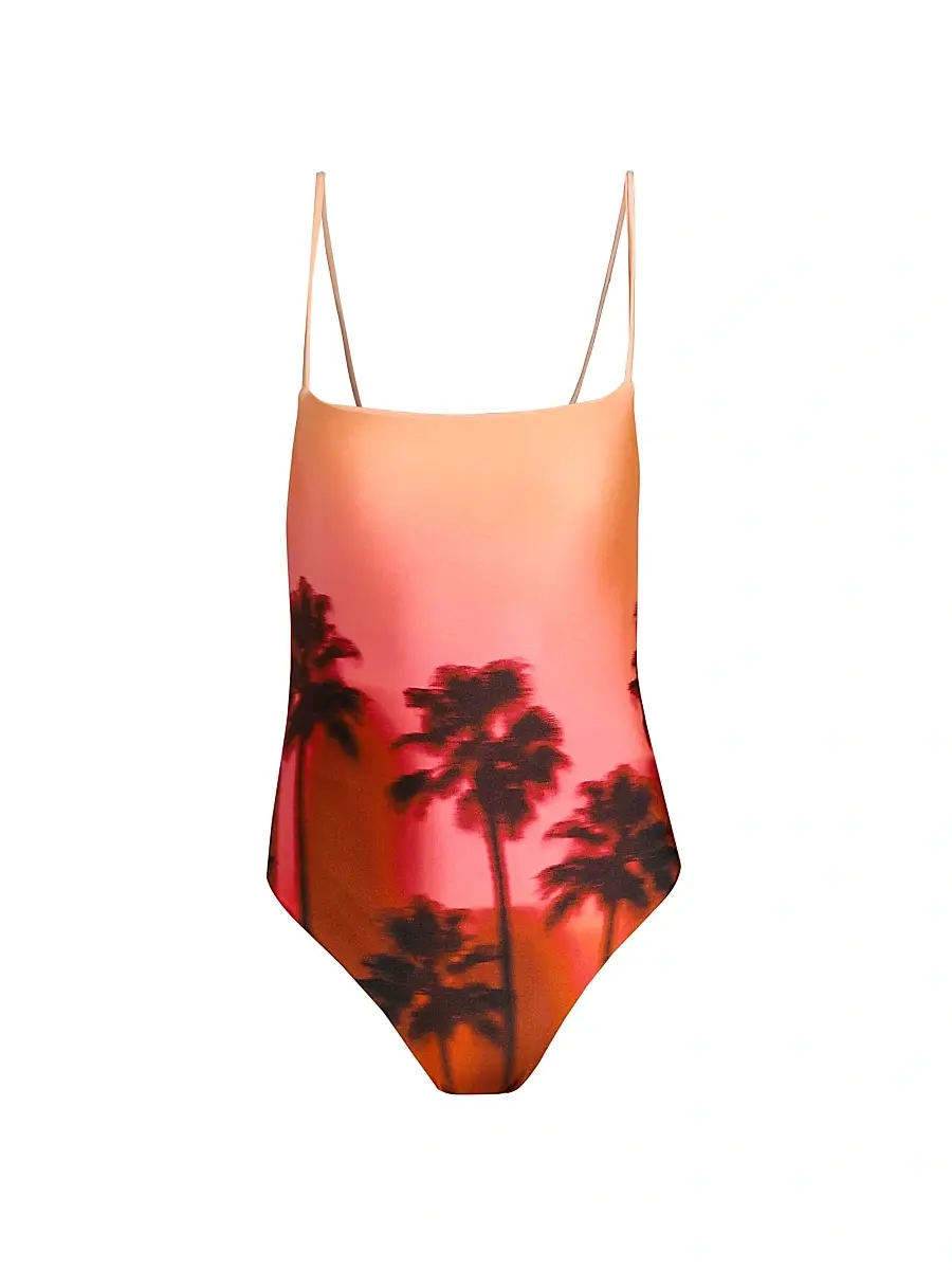 Simkhai Women's Elenora Sunset One-Piece Swimsuit | Image 1 Simkhai Women's Elenora Sunset One-Piece Swimsuit | Image 1
