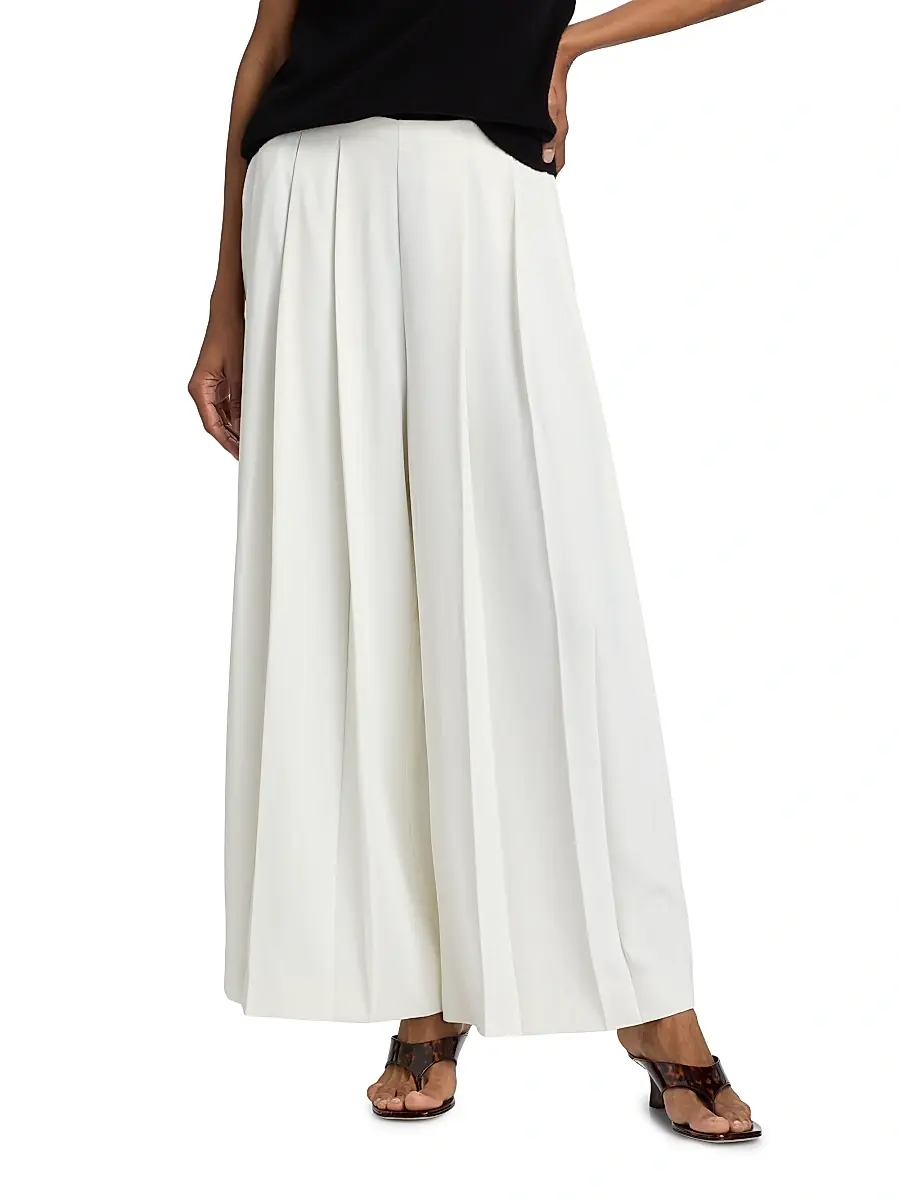 L'Agence Women's Novalynn Pleated Crop Pants | Thumbnail 3 L'Agence Women's Novalynn Pleated Crop Pants | Thumbnail 3