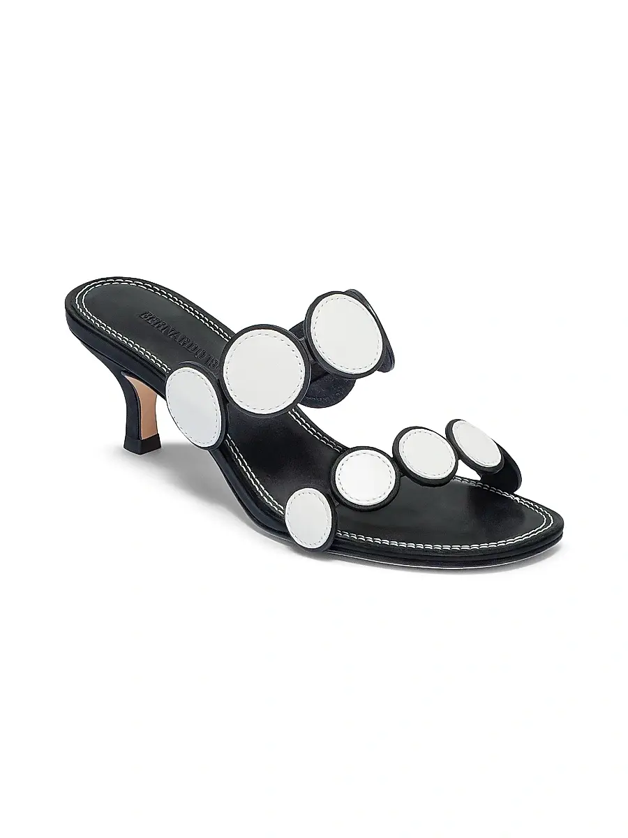 Bernardo 1946 Women's Prya Kitten Heel Sandals | Thumbnail 2 Bernardo 1946 Women's Prya Kitten Heel Sandals | Thumbnail 2