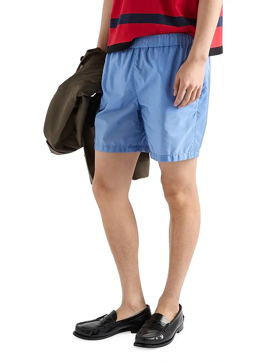 Prada Men's Re-Nylon Swim Trunks | Thumbnail 2 Prada Men's Re-Nylon Swim Trunks | Thumbnail 2