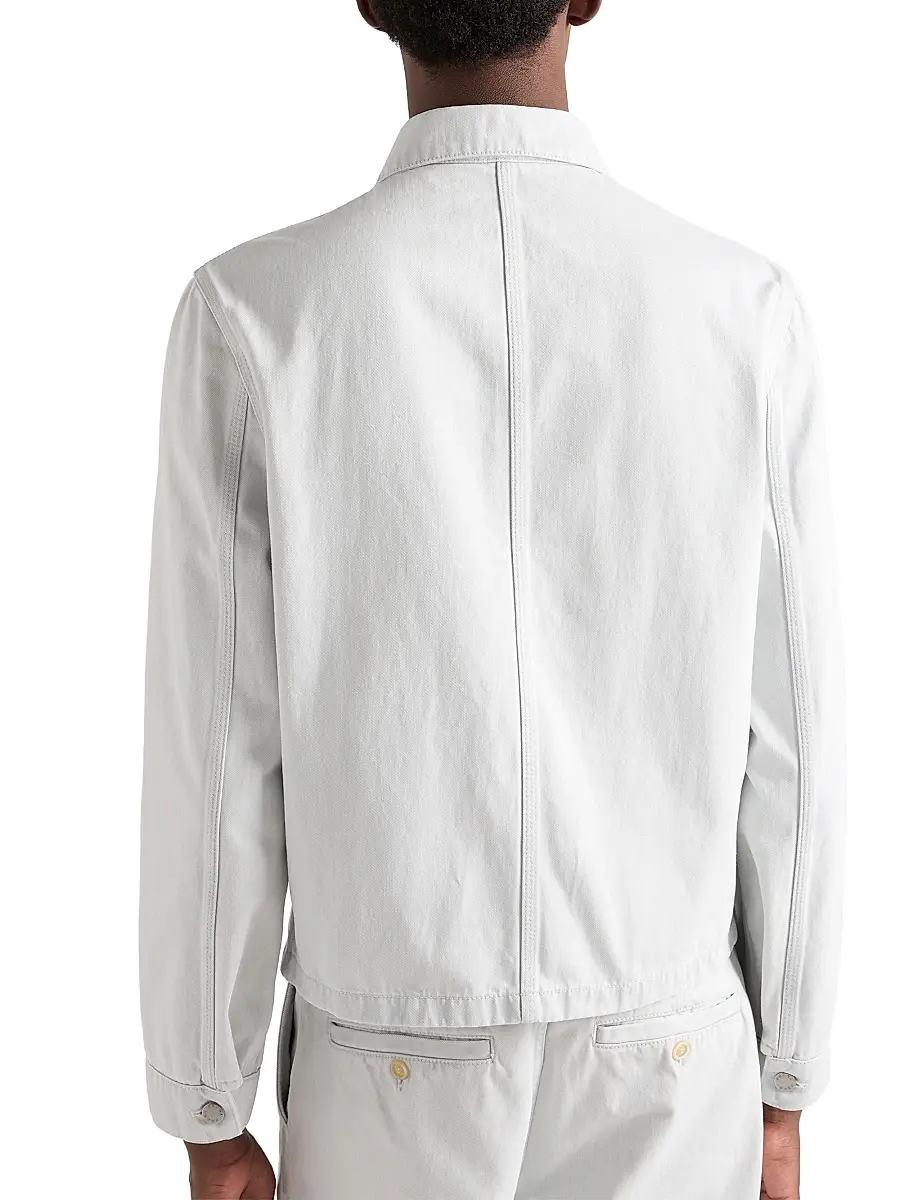 Prada Men's Denim Blouson Jacket - Grey | Thumbnail 3 Prada Men's Denim Blouson Jacket - Grey | Thumbnail 3