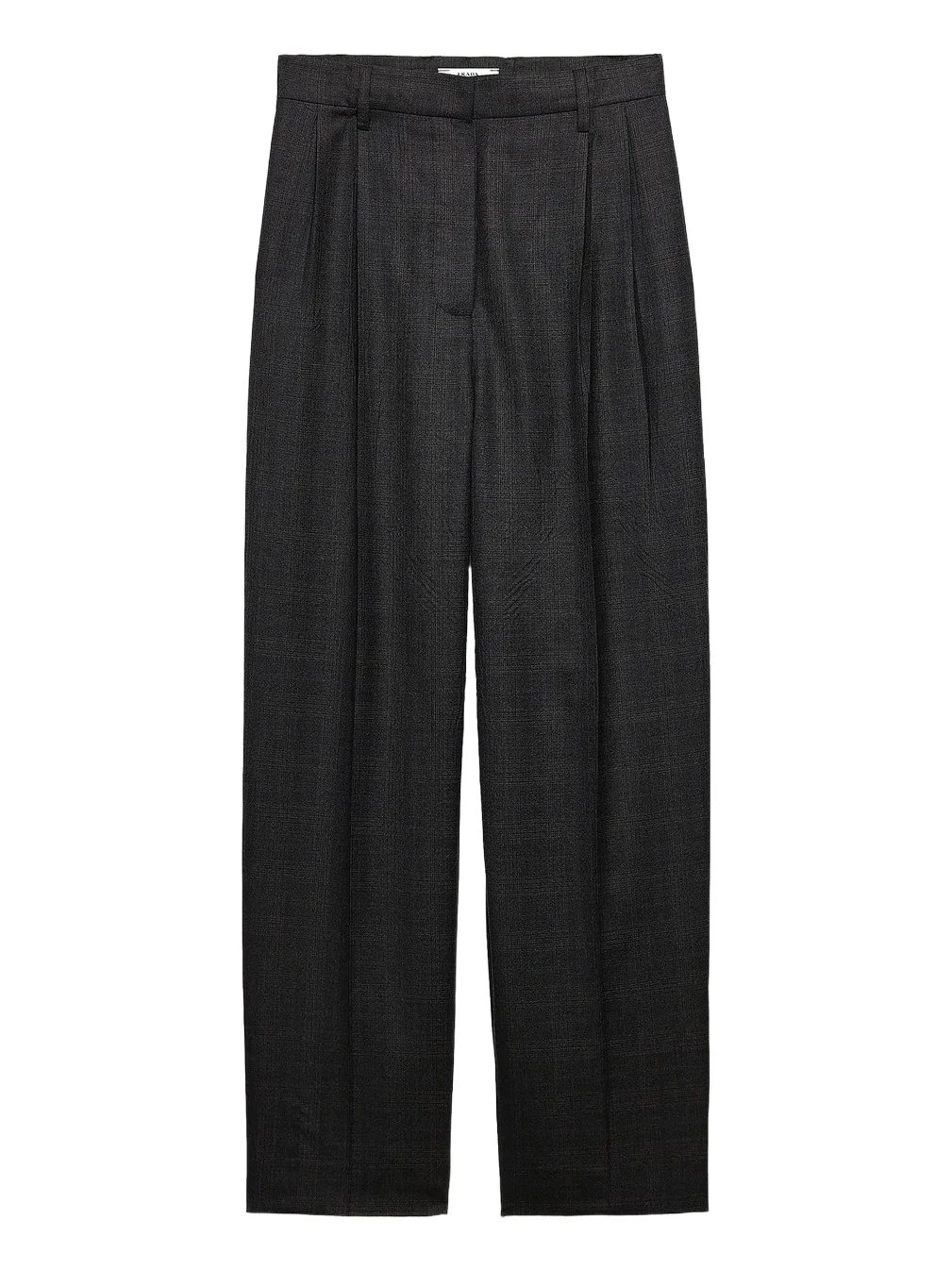 Prada Women's Checked Wool Pants