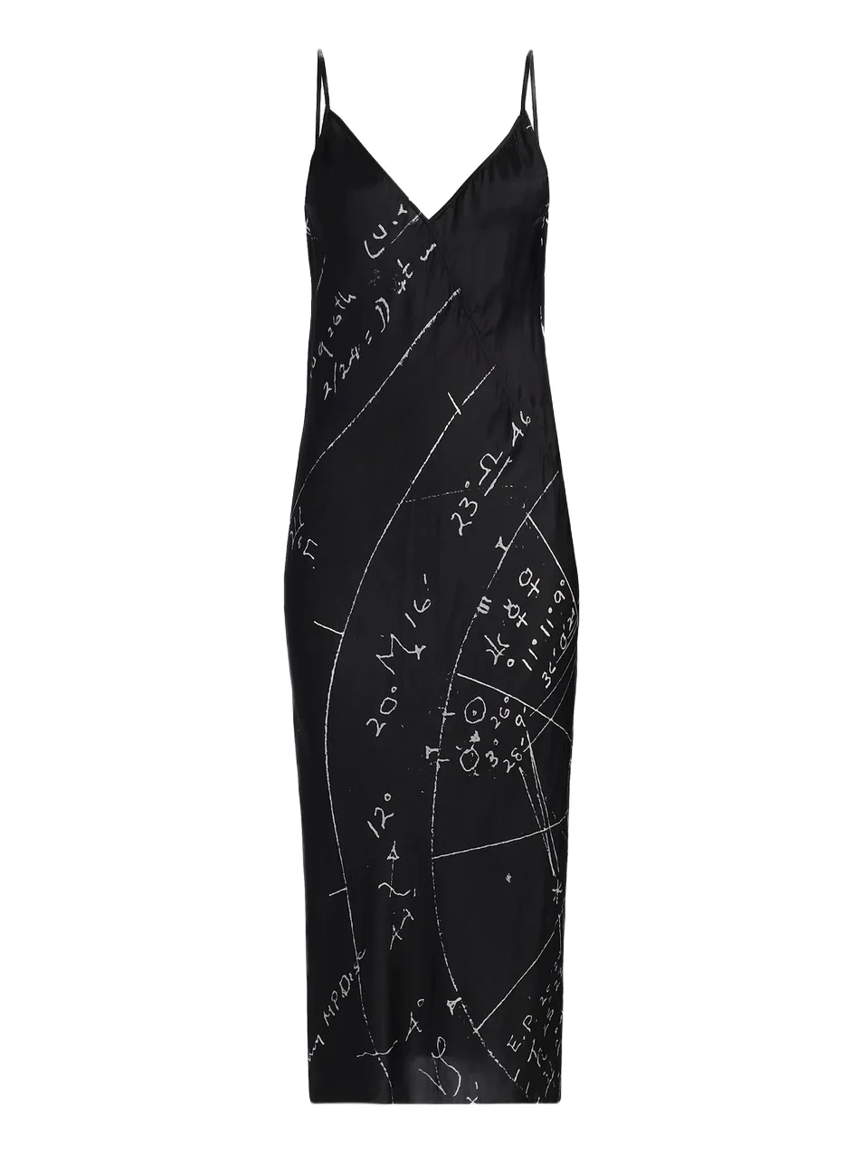 Women's Natal Chart Print Slipdress Women's Natal Chart Print Slipdress