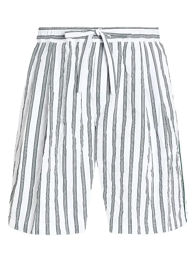 Men's Cotton-Silk Striped Shorts Men's Cotton-Silk Striped Shorts