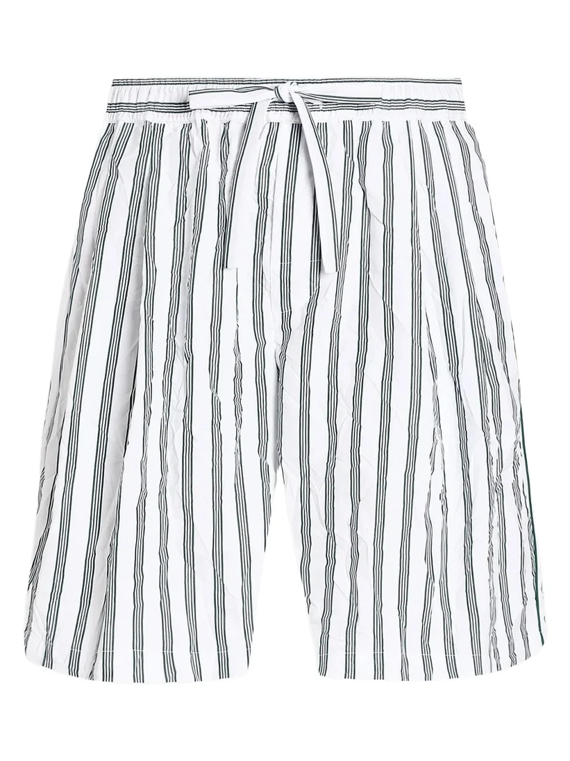 Dolce & Gabbana Men's Cotton-Silk Striped Shorts