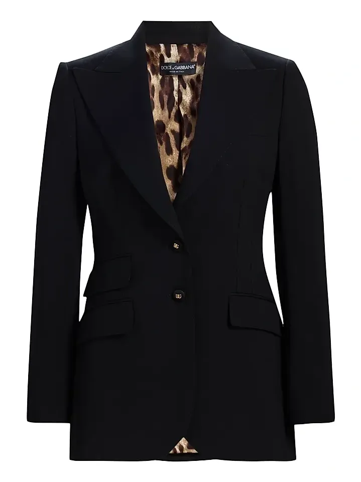 Women's Stretch-Wool Two-Button Blazer Women's Stretch-Wool Two-Button Blazer