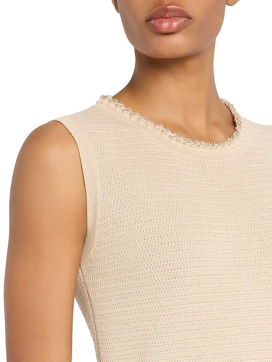 Fabiana Filippi Women's Compact Wool-Cotton Knit Midi-Dress | Thumbnail 5 Fabiana Filippi Women's Compact Wool-Cotton Knit Midi-Dress | Thumbnail 5