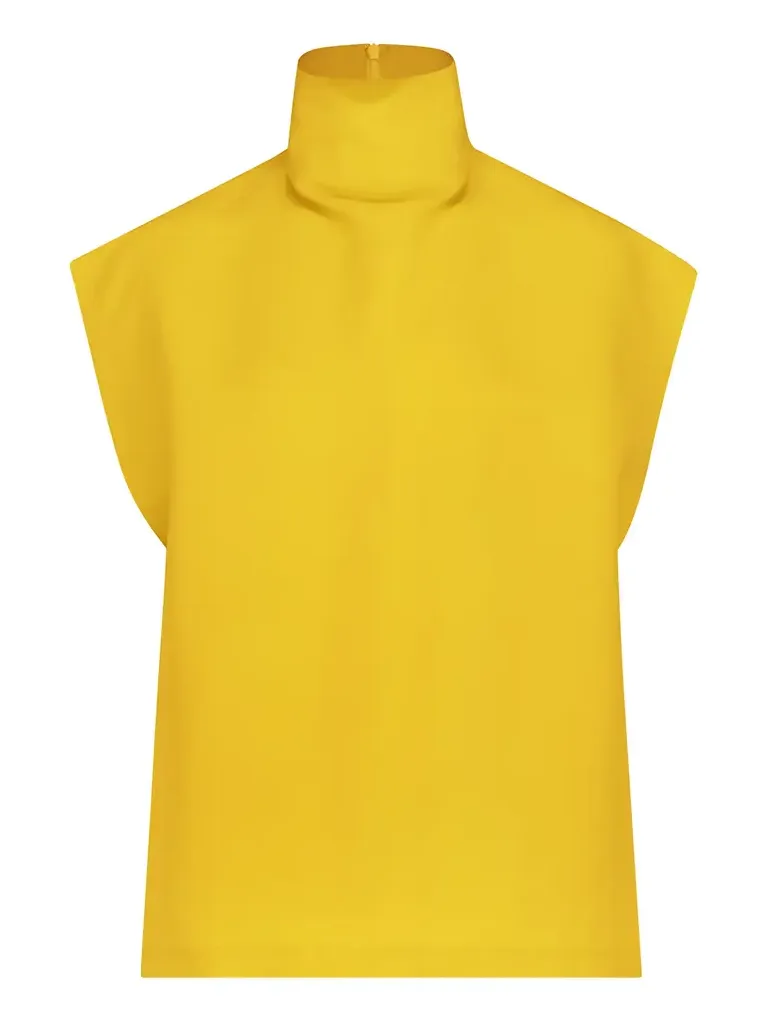 High-Neck Poplin Top High-Neck Poplin Top