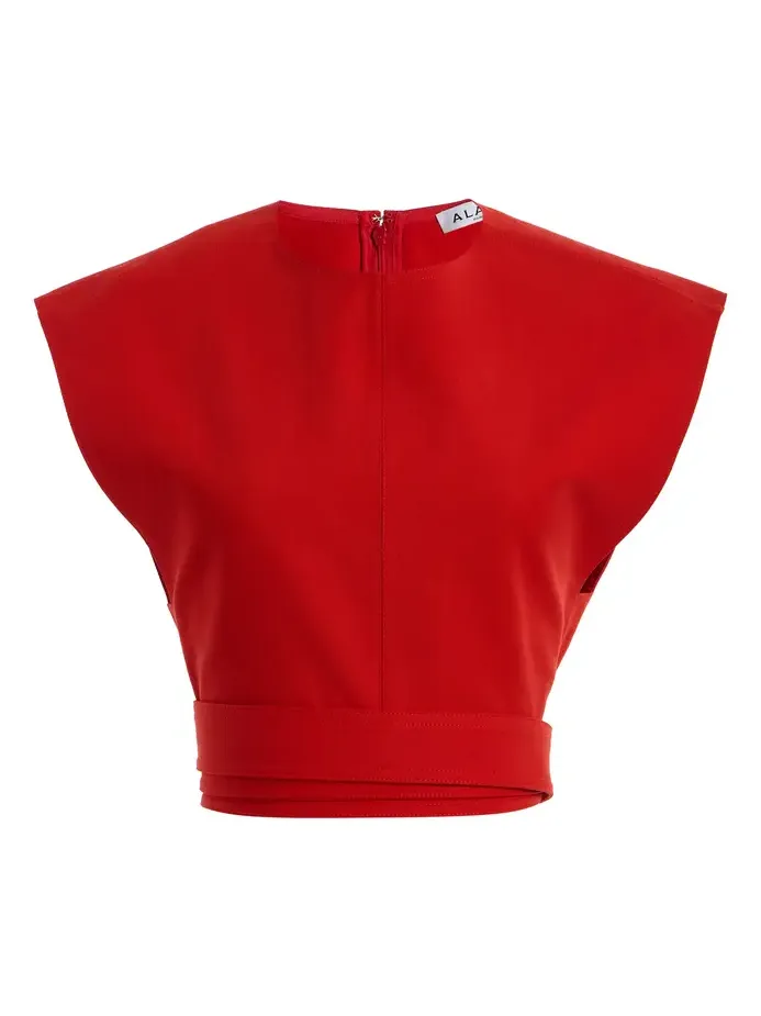 Belted Cotton Top