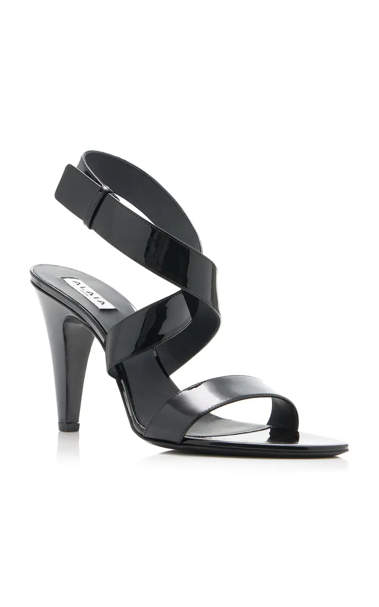 Alaïa Cone Patent Leather Sandals | Thumbnail 4