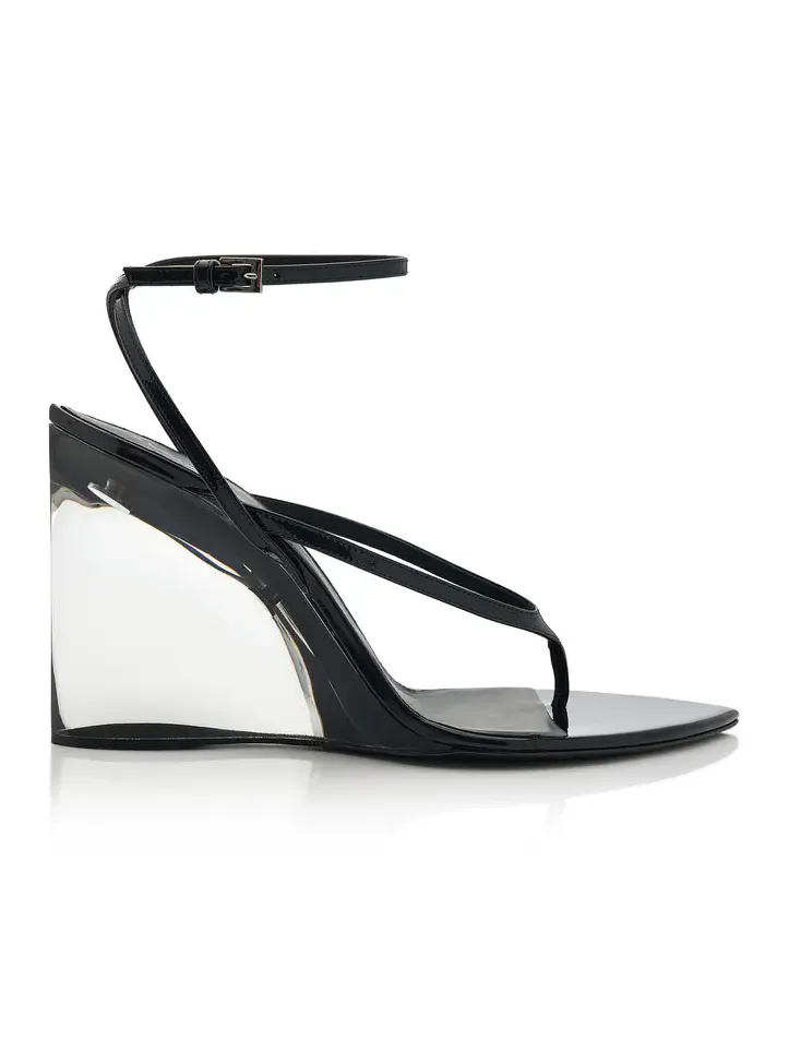 Invisible Patent Leather Thong Sandals Invisible Patent Leather Thong Sandals