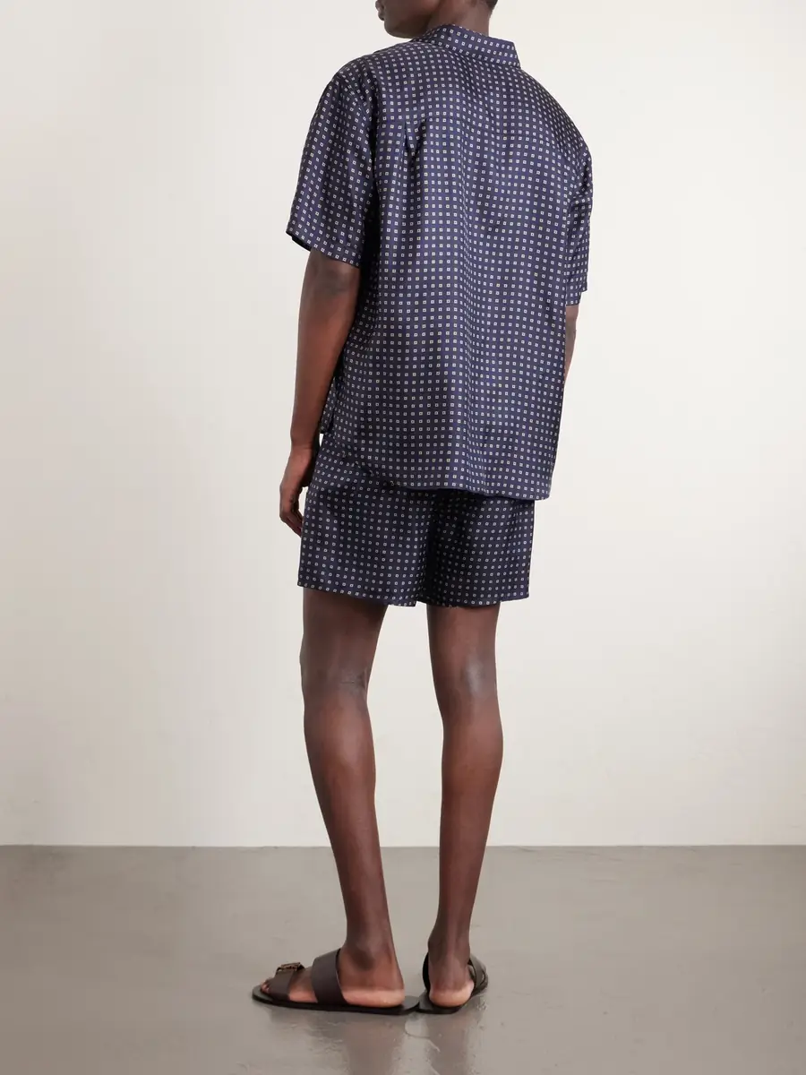 Saint Laurent Printed Silk-Voile Shirt - Men | Thumbnail 3