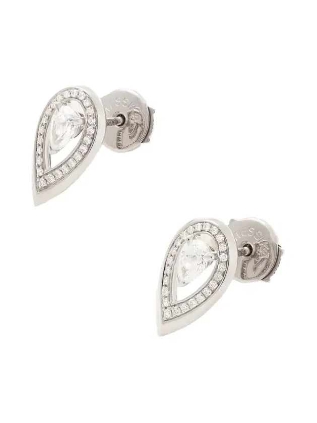 Firey 18-karat White Gold Diamond Earrings Firey 18-karat White Gold Diamond Earrings