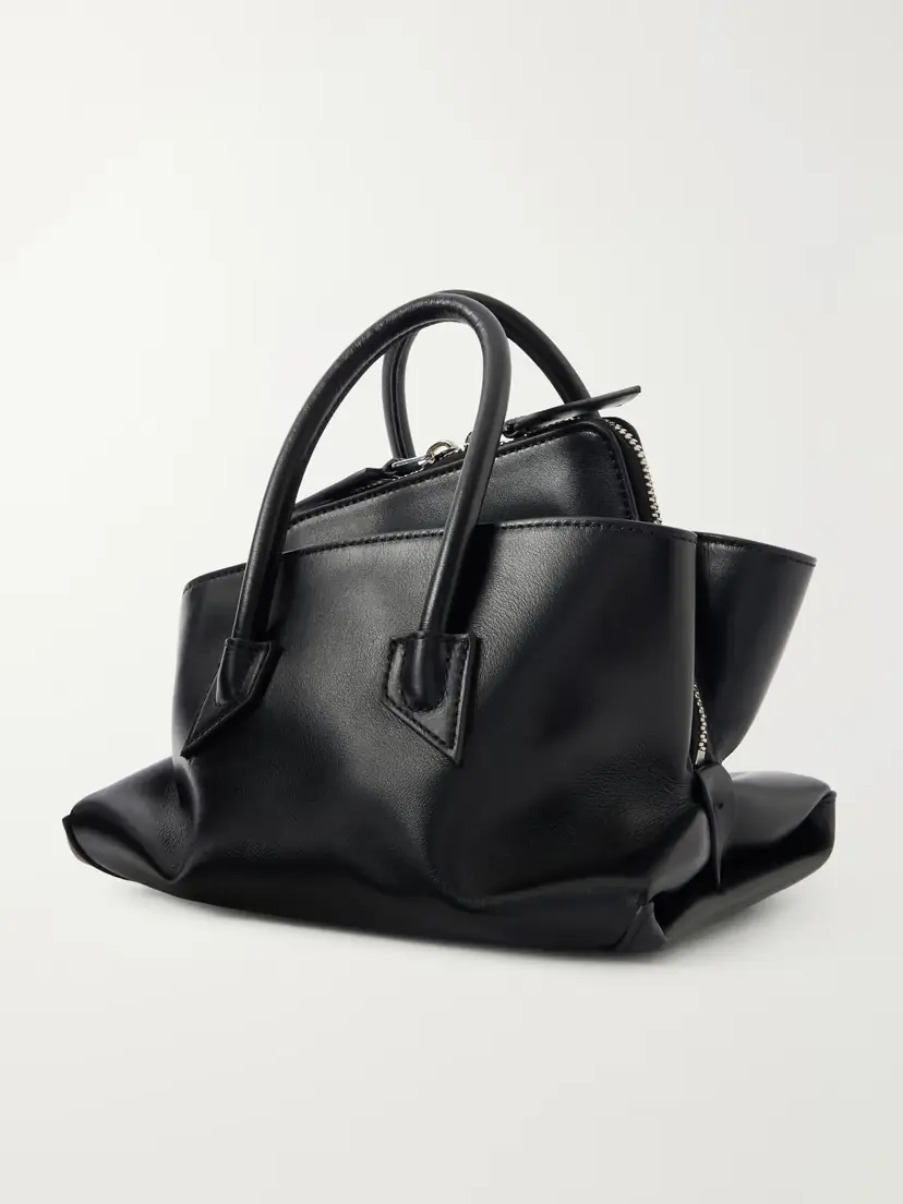 The Attico La Passeggiata Mini Asymmetric Leather Tote | Thumbnail 4 The Attico La Passeggiata Mini Asymmetric Leather Tote | Thumbnail 4