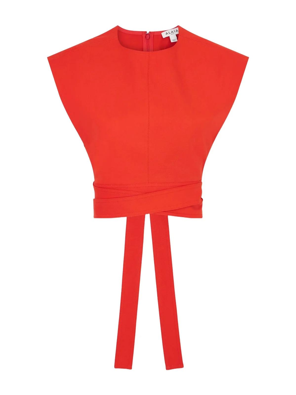Cropped Cotton-poplin Top