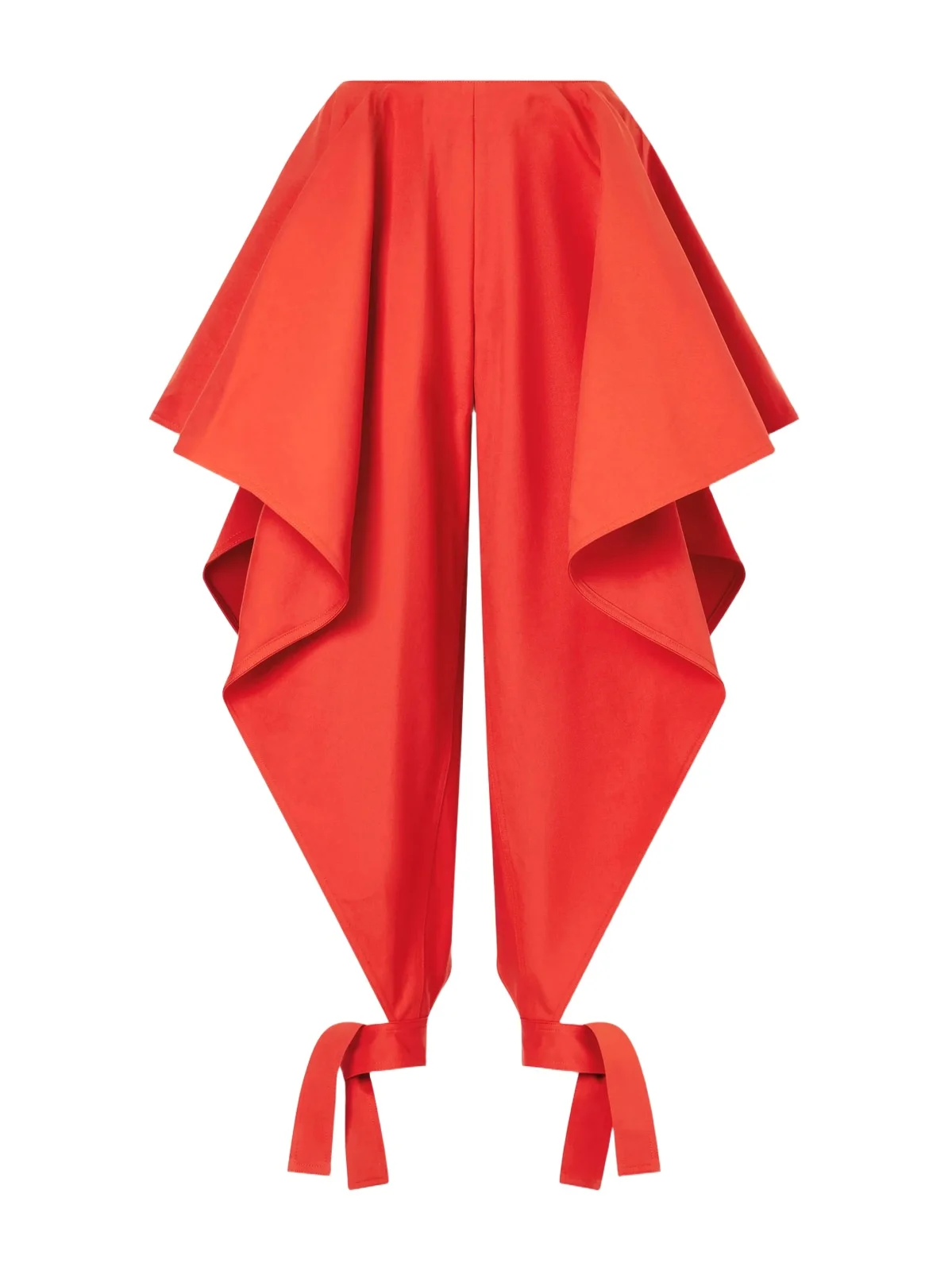 Paneled Ruffled Cotton-gabardine Wide-leg Pants Paneled Ruffled Cotton-gabardine Wide-leg Pants