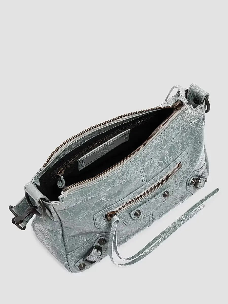 Balenciaga Men's Le City Moto Small Crossbody Bag | Thumbnail 4