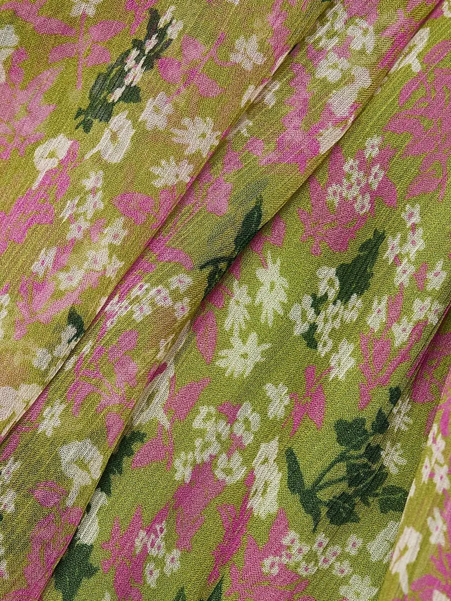 Burberry Women's Lila Ditsy Floral Silk Tie Blouse | Thumbnail 7 Burberry Women's Lila Ditsy Floral Silk Tie Blouse | Thumbnail 7