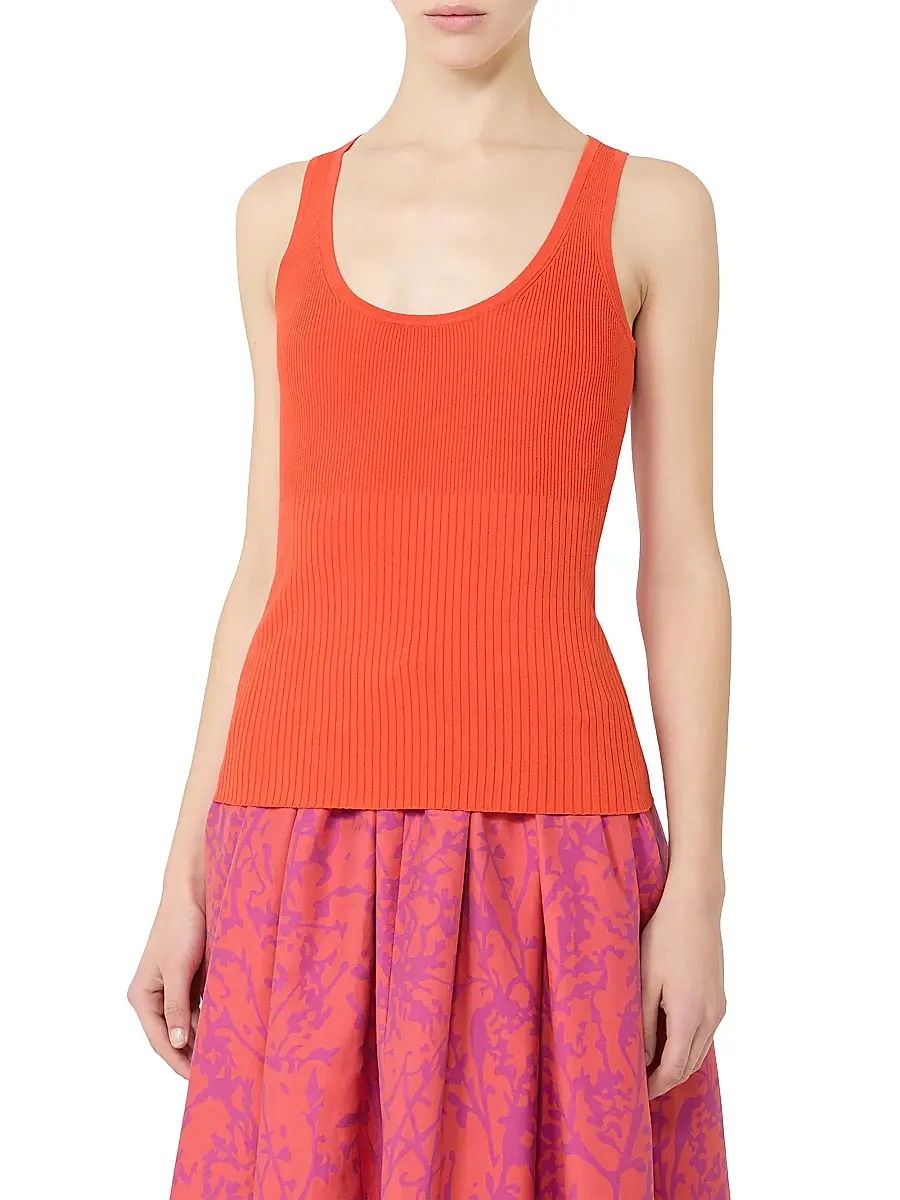 Max Mara Women's Viscose Blend Yarn Top | Thumbnail 2 Max Mara Women's Viscose Blend Yarn Top | Thumbnail 2