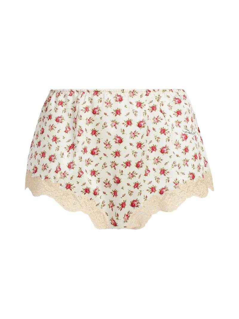 Women's Guaina Rose Print Silk-Blend Brief Women's Guaina Rose Print Silk-Blend Brief