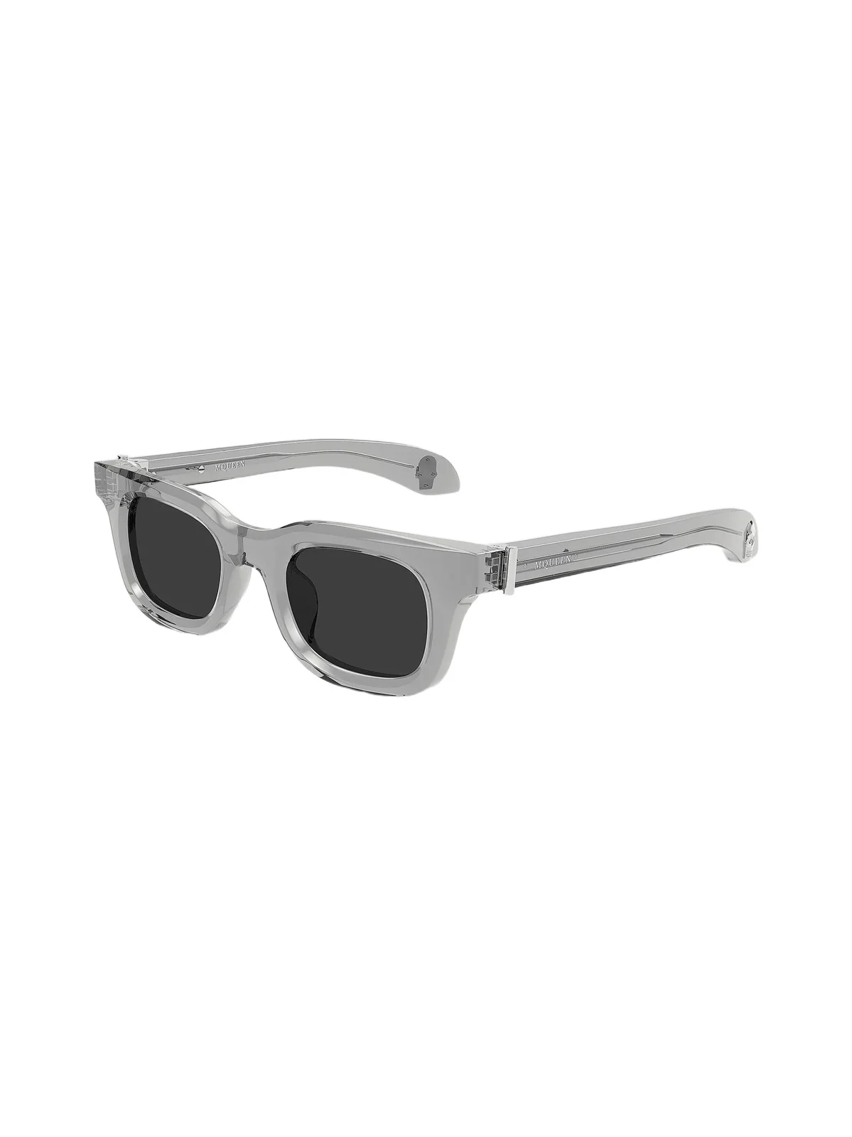 Men's Skull Hardware 46MM Square Sunglasses
