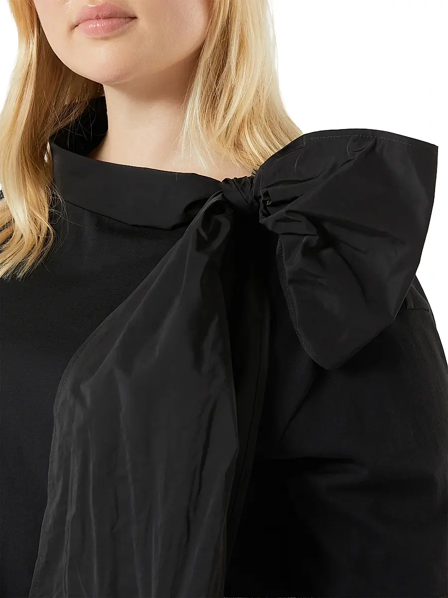 Marina Rinaldi Women's Jersey and Taffeta T-Shirt | Thumbnail 5