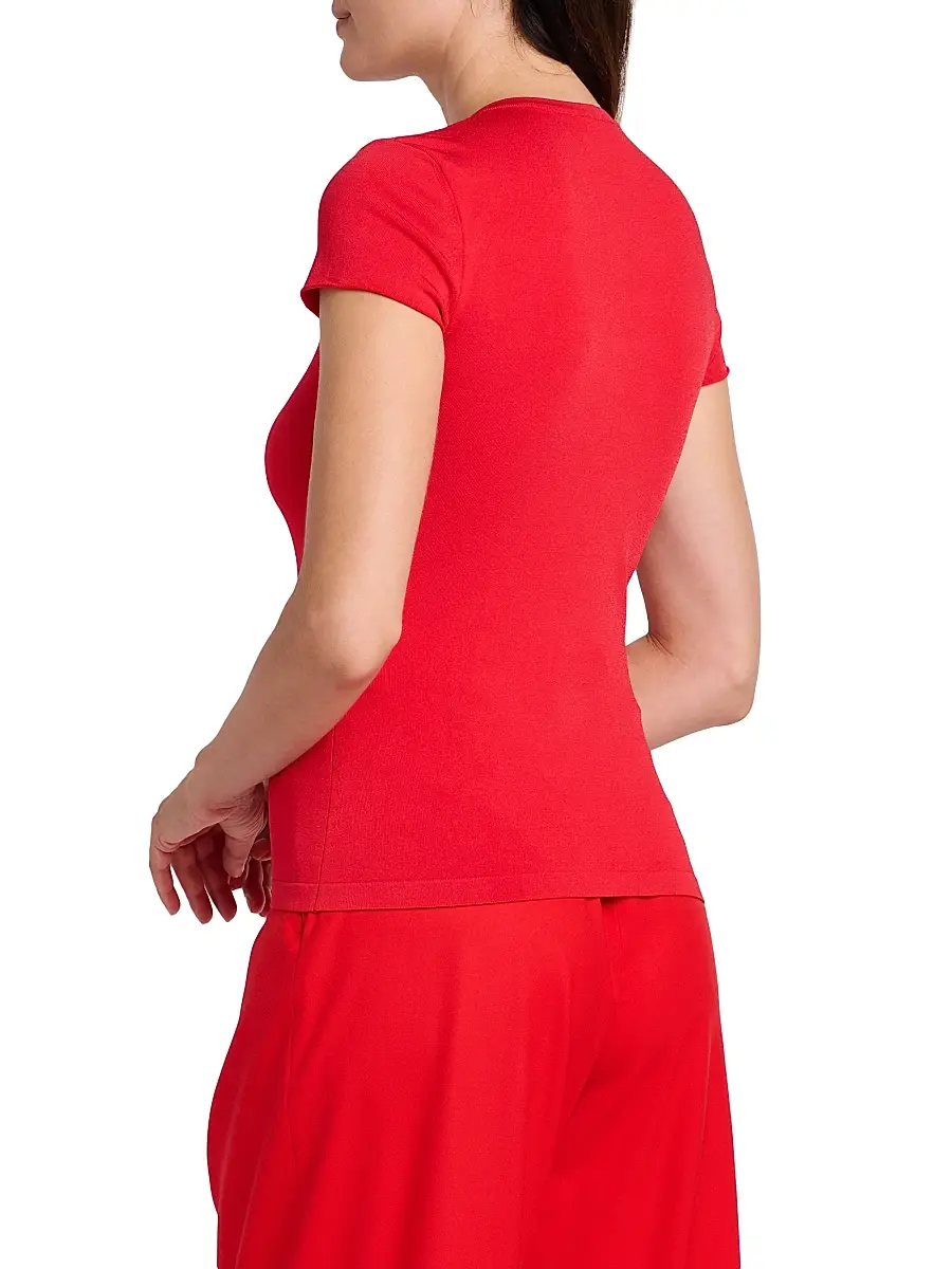 Giorgio Armani Women's Jersey T-Shirt | Thumbnail 5 Giorgio Armani Women's Jersey T-Shirt | Thumbnail 5