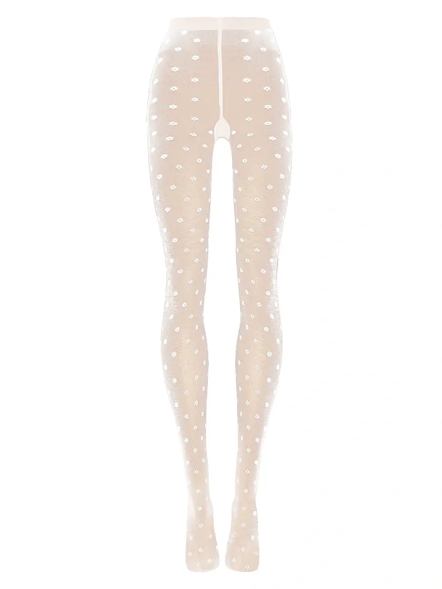 Wolford Women's Daisy Embroidered Tights | Thumbnail 6