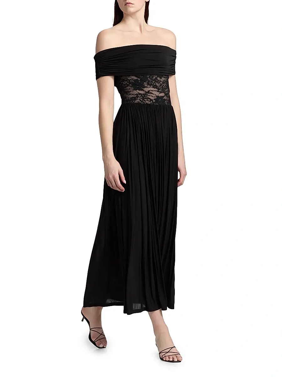 Zimmermann Women's Stretch Lace Jersey Maxi Dress | Thumbnail 2 Zimmermann Women's Stretch Lace Jersey Maxi Dress | Thumbnail 2