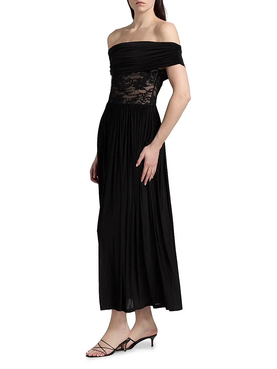 Zimmermann Women's Stretch Lace Jersey Maxi Dress | Thumbnail 4 Zimmermann Women's Stretch Lace Jersey Maxi Dress | Thumbnail 4
